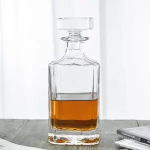 750ml Whiskey Decanter 750ml Top Selling Heavy Liquor Whiskey Decanter Whiskey Bottle