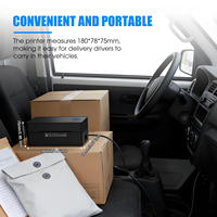 Impresora de Etiquetas Térmicas HZTZ de 4 Pulgadas, Compatible con USB + WiFi, Android/iPhone/Windows/Mac, 1 Año de Garantía