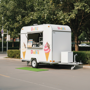 2025 remorque mobile chariot restauration rapide camion Concession café à vendre en Chine Europe acier inoxydable - Product Image 1