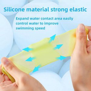 Guantes <span class=keywords><strong>de</strong></span> natación <span class=keywords><strong>de</strong></span> silicona Guantes <span class=keywords><strong>de</strong></span> natación palmeados Dedo Tipo <span class=keywords><strong>de</strong></span> rana Equipo <span class=keywords><strong>de</strong></span> resistencia al agua <span class=keywords><strong>Aletas</strong></span> <span class=keywords><strong>de</strong></span> paleta para entrenamiento acuático - Product Image 2