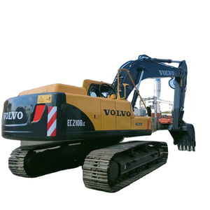Excavatrice Volvo EC210 d'origine chinoise, modèle 2016, 21 tonnes, godet de 0,92 m, 0-2000 heures, occasion, avec pompe, moteur, boîte de vitesses, PLC et système vidéo, à vendre - Product Image 1