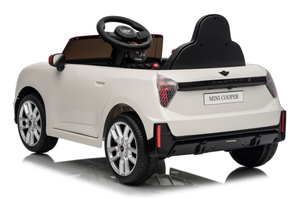 Voiture électrique 12V <span class=keywords><strong>Mini</strong></span> <span class=keywords><strong>Cooper</strong></span> pour enfants de 2 à 4 ans avec télécommande, fonction poussette, MP3 et deux portes ouvrables - Product Image 4