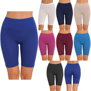 Womens Sexy Basics Buttery Soft Brushed Active Stretch Shorts for Yoga Bike Short Boxer Workout