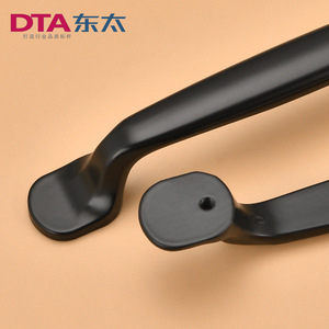 Dta Furniture Handle Bar Black Aluminum Alloy Cabinet Wardrobe Door Pull Traditional Style Durable - Product Image 2