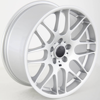Jantes en alliage X-RIMS 18x8 5x120 12 branches en maille argentées ET35 pour BMW Série 5 Audi A6