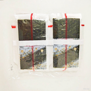 Sachets à fermeture éclair pour Onigiri, Temaki, <span class=keywords><strong>Nori</strong></span>, Rouleaux <span class=keywords><strong>de</strong></span> riz Sushi, Algues grillées, 100 feuilles * 50 sachets, Carton Grade B, Largeur 160 mm - Product Image 2