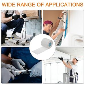 Không dính PVC Điều hòa không khí băng không có keo điều hòa ống Ống gói sửa chữa sửa chữa sửa chữa mà không cần keo Vinyl AC niêm phong Băng - Product Image 6