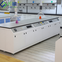 Table de fonctionnement adaptée aux besoins du client de banc de meubles de laboratoire chimique de niveau élevé pour le laboratoire