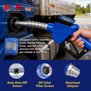 Compteur de débit en temps réel MSN BSPF avec entrée 3/4 pouces pour diesel, essence, <span class=keywords><strong>kérosène</strong></span> et buse automatique - Product Image 5