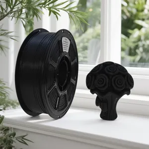 خيوط طباعة ثلاثية الأبعاد سوداء من نوع <span class=keywords><strong>PLA</strong></span> Plus بالجملة، سهلة الطباعة بدون انسداد، قطر 1.75 ملم، وزن 1 كجم، مادة طباعة ثلاثية الأبعاد ناعمة وقوية - Product Image 3
