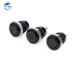 Nhà Máy Giá <span class=keywords><strong>12</strong></span> mét Đầu phẳng 1NO 4 pins không thấm nước IP67 momentary push button - Product Image 2