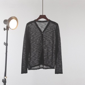 Cardigan d'été pour femmes de style français mince châle de protection solaire transparent solide petite <span class=keywords><strong>cape</strong></span> de couverture chemise de climatisation robe jumelée - Product Image 6