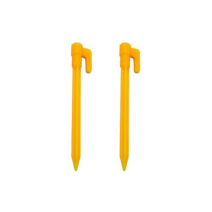 <b>Tent</b> Peg Plastic Yellow Outdoor Camping Ground Stake For Tarpaulin And <b>Tent</b> Setup - Product Image 1