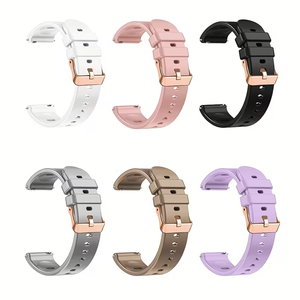 Bracelets de <span class=keywords><strong>montre</strong></span> en silicone sport de 20 mm, bracelet de remplacement pour <span class=keywords><strong>montre</strong></span> <span class=keywords><strong>Xiaomi</strong></span> <span class=keywords><strong>Mijia</strong></span> Quartz Watch Mi Bro Air pour femmes - Product Image 1