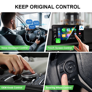 Exploter phổ Carplay Dongle 2 trong 1 kết nối có dây để không dây Carplay <span class=keywords><strong>Android</strong></span> Auto Adapter cho nhà máy xe có dây cpaa ai - Product Image 2