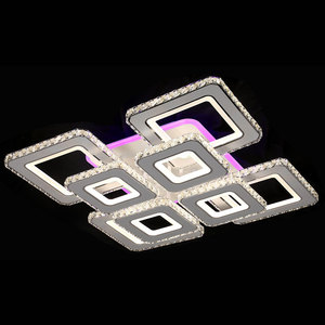 Haute luminosité luxe conçu encastré salon chambre 198w chambre lumières carré Led plafonniers pour la maison 3000K-6500K - Product Image 1