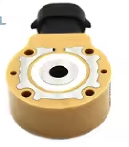 Vanne solénoïde de pompe à injection de carburant jaune pour pelle sur chenilles E320D/E320C, moteur C6.4, références 3125620, 2861511, garantie 1 an - Product Image 2