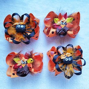 Couvre-chef pour enfants Halloween Bow <span class=keywords><strong>Pince</strong></span> <span class=keywords><strong>à</strong></span> cheveux Clip de reliure pour enfants Festival cadeau - Product Image 4