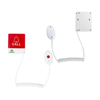 Système d'alarme de toilette pour personnes handicapées de haute qualité bouton d'appel d'infirmière sans fil d'urgence avec poignée incurvée extension d'appel étanche