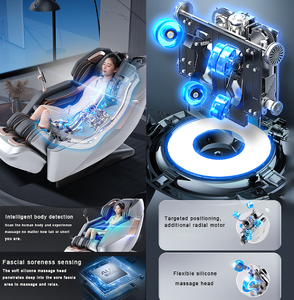 VCT 152cm SL rel 3D robot rol kaki AI suara & Kesehatan cek nol fungsi gravitasi kursi pijat kantung udara seluruh tubuh - Product Image 2