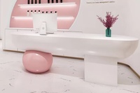 Comptoir de réception personnalisé pour salon de beauté