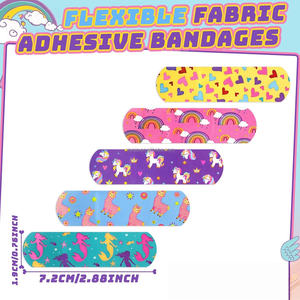 YOJO - Tiritas de Grado Médico, Marca OEM, Impresión Flexible, Diseño de Dibujos Animados, Certificación CE, Esterilizadas con Óxido de Etileno, Personalizadas para Niños - Product Image 3