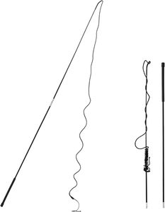 Horshi Customized <strong>Lunge</strong> <strong>Whip</strong> with Rubber Handle Can Detachable Into Two Sections 39 Inch Shaft, 48 Inch Drop, 12 Inch Popper - Product Image 1