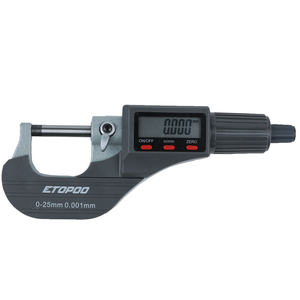 0-25mm 25-50mm 50-75mm 75-100mm Micron Digitale <span class=keywords><strong>Micrometer</strong></span> Elektronische Micrometermeter <span class=keywords><strong>3</strong></span> Knoppen TZ Stijl Grijs Meetinstrument - Product Image 1