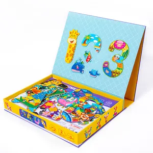 Quebra-cabeças de madeira do alfabeto, brinquedo educativo de animais para crianças de 3 4 5 6 anos de idade