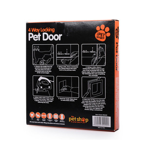 Porte <span class=keywords><strong>pour</strong></span> animaux de compagnie grande taille, écologique et résistante aux intempéries, <span class=keywords><strong>pour</strong></span> chats, protégez votre maison des éléments atmosphériques grâce à la technologie de <span class=keywords><strong>puce</strong></span> électronique - Product Image 5