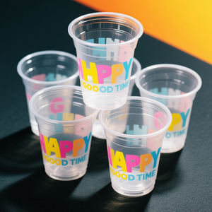 Logo personnalisé 8 12 16 24 oz gobelet jetable en plastique avec couvercle pour café, jus de fruit transparent pour animaux de compagnie, vente en gros de thé à bulles - Product Image 6