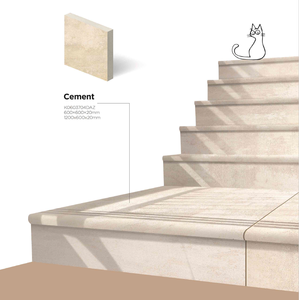 Dalles de pavage extérieures en <span class=keywords><strong>béton</strong></span> de conception moderne 600x600 mm et 600x300 mm, antidérapantes et isolantes thermiquement, pour les escaliers - Product Image 3
