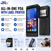 Imprimante thermique portable JR YK58D PDA avec lecteur de codes-barres 1D 2D, batterie double 5500 mAh, appareil robuste pour l'inventaire d'entrepôt
