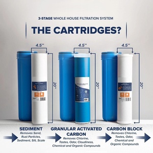 BLB nước 20bbs + UV 3-giai đoạn toàn bộ nhà lắp ráp lọc nước với UV - Product Image 5