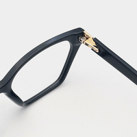 Montures de lunettes tendance pour femmes en TR90, verres transparents dégradés, branches en acétate 3D, charnières à ressort, lunettes optiques personnalisées