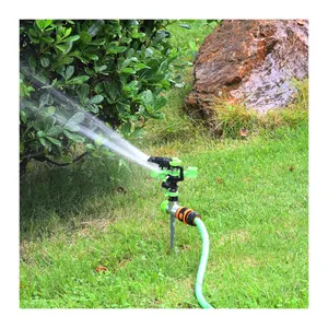 Vertak garden irrigation sprinkler gun water sprayer long range two-way metal spike impluse sprinkler