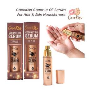 เซรั่มน้ำมันมะพร้าว cocokiss สำหรับผมและผิวหนังเซรั่มน้ำมันมะพร้าวใช้ได้หลายวัตถุประสงค์จากธรรมชาติ - Product Image 2