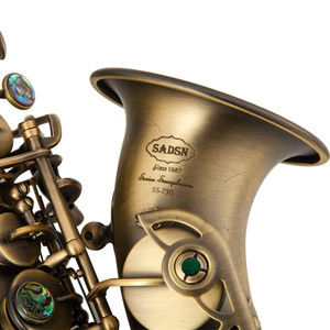 Profesyonel Performans EB E-düz Retro Serisi Pirinç Alto Saksafon Başlangıç Seviyesi Sınavı Altın Kaplama Ayarlanabilir - Product Image 4