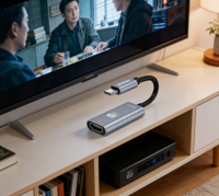 Adaptador USB C a HDMI 8K, Conversor de Video 8K UHD 4K 60Hz, Tipo C Macho a HDMI Hembra para MacBook Pro, Laptop, Monitor