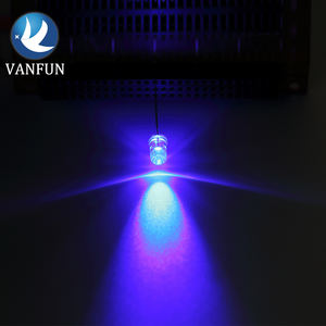 Vanfun 5mm tête LED Diode bande transparente sans bordure émettant blanc rouge bleu vert lumière 5V Max inverse Volta 1W Max trou de puissance - Product Image 6