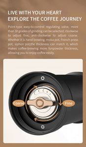 Molinillo de Café Manual con Mango Recto y Ajustes de Molienda Ajustables para Café de Prensa Francesa, Goteo y Espresso - Product Image 5