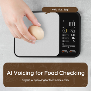 New Style AI VOICE Stainless Steel Electronic Digital <strong>Smart</strong> <strong>Kitchen</strong> Scale With Battery Power Calories &amp; Food Tracking VA Display - Product Image 6