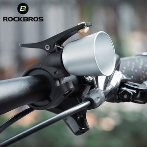 ROCKBROS classica bicicletta campana di rame <span class=keywords><strong>per</strong></span> adulti ciclismo manubrio Mountain Bike bicicletta corna campana - Product Image 4