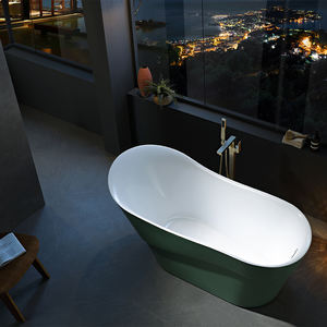 Kapalı serbest duran akrilik küvet banyo yalnız yalnız ıslatma küvetler süzgeç yapay taş oteller banyo - Product Image 6