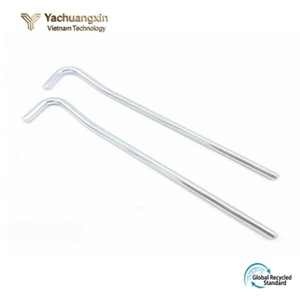 YCX DIY Alloy Steel Tent Pegs Outdoor Camping <b>Ground</b> Stakes All Seasons Universal Windproof Fixing <b>Hooks</b> - Product Image 6