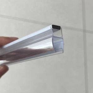 Magnetic PVC Waterproof <strong>Shower</strong> <strong>Doors</strong> <strong>Seals</strong> for Frameless Glass - Product Image 6