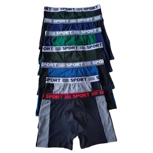 Spot bens boxers masculinos, muitos estilos de alta qualidade, algodão, mix de cores, moderno, bloqueador de cor, roupa íntima para homens