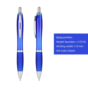 Personalized With Logo Print Advertising Promotional Pen With Custom Logo Plastic Custom Logo Ballpoint Pen