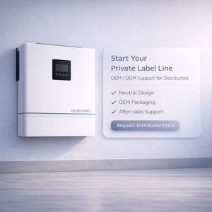 Inversor Solar Híbrido de 6200W 48V, Fuera de Red, Monofásico, Doble MPPT, IP54, LCD, OEM, ODM, Listo para Marca Privada, Inversor Solar de 6.2KW - Product Image 6