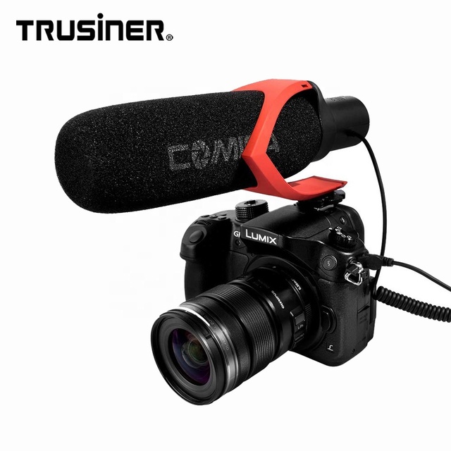 Comica CVM-V30 PRO Microphone Super-Cardioid Directional Condenser Shotgun Video Microphone for DSLR Vlog